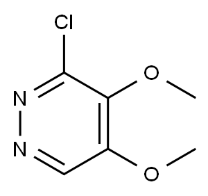 3-CHLORO-4,5-DIMETHOXYPYRIDAZINE Struktur