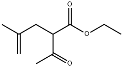 4-Pentenoicacid,2-acetyl-4-methyl-,ethyl Structure