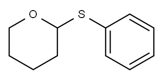 tetrahydro-2-(phenylthio)-2H-pyran Structure