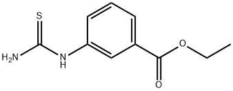 1-(3-乙氧羰基苯基)-2-硫脲, 20967-87-7, 结构式
