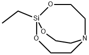 1-エチル-2,8,9-トリオキサ-5-アザ-1-シラビシクロ[3.3.3]ウンデカン 化学構造式