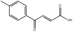 TRANS-3-(4-メチルベンゾイル)アクリル酸 化学構造式