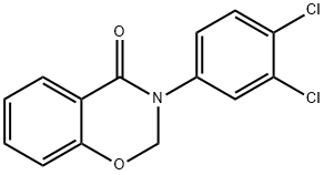 3-(3,4-Dichlorophenyl)-2H-1,3-benzoxazin-4(3H)-one 结构式