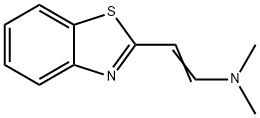 Ethenamine, 2-(2-benzothiazolyl)-N,N-dimethyl- (9CI) Struktur