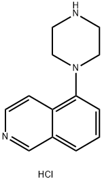 5-(1-piperazinyl)-isoquinoline HCl 化学構造式