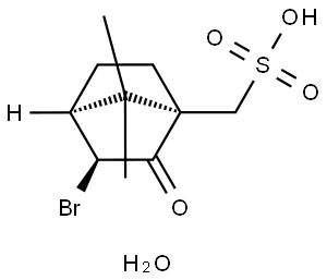 [(1S)-ENDO]-(+)-3-BROMO-10-CAMPHORSULFONIC ACID MONOHYDRATE Structure