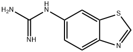 Guanidine, 6-benzothiazolyl- (9CI) Structure