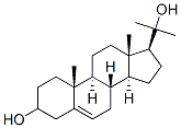 20-methylpregn-5-ene-3,20-diol Struktur