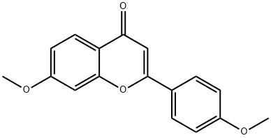 7,4-二甲氧基黄酮 结构式