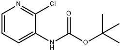 tert-butyl (2-chloropyridin-3-yl)carbamate Struktur