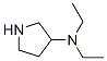 3-(Diethylamino)pyrrolidine 结构式