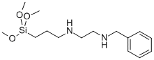 (2-N-BENZYLAMINOETHYL)-3-AMINOPROPYL-TRIMETHOXYSILANE,TECH-90 Struktur