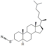 Thiocyanic acid, 5alpha-cholestan-3alpha-yl ester,20997-49-3,结构式