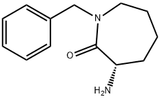 (S)-3-AMINO-1-BENZYL-AZEPAN-2-ONE
 Struktur