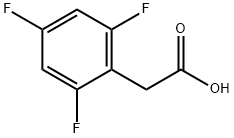 2,4,6-Trifluorophenylacetic acid Structure