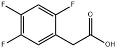 2,4,5-三氟苯乙酸,209995-38-0,结构式