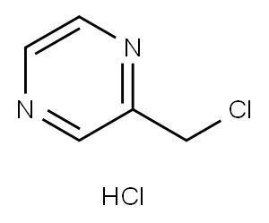 2-氯甲基吡嗪盐酸盐, 210037-98-2, 结构式