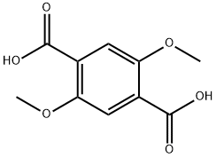 2,5-ジメトキシ-1,4-ベンゼンジカルボン酸 化学構造式