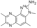 2-Amino-3,4,7,8-tetramethyl-3H-imidazo[4,5-f]quinoxaline 2-14C Structure