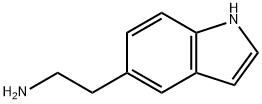 2-(1H-吲哚-5-基)乙胺 结构式