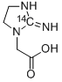 2-氨基-4,5-二氢-1H-咪唑-2-<SUP>14</SUP>C-1-乙酸, 210110-93-3, 结构式