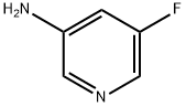 3-アミノ-5-フルオロピリジン 化学構造式