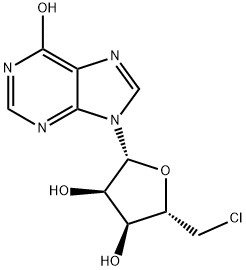 5'-CHLORO-5'-DEOXYINOSINE Struktur