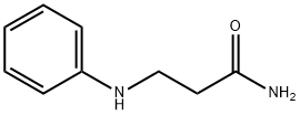 3-(苯氨基)丙酰胺 结构式