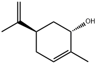 (1S-trans)-2-methyl-5-(1-methylvinyl)cyclohex-2-en-1-ol  Struktur