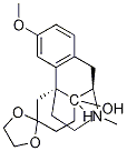 14-Hydroxy-3-Methoxy-17-Methyl-6-oxo-Morphinan 6-Ethylene Ketal Structure