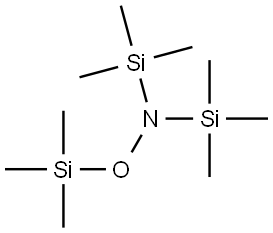 N,N,O-トリス(トリメチルシリル)ヒドロキシルアミン 化学構造式