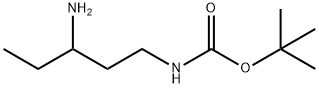Carbamic acid, (3-aminopentyl)-, 1,1-dimethylethyl ester (9CI) Struktur