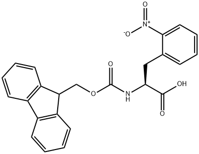 芴甲氧羰基-2-硝基-L-苯丙氨酸 结构式