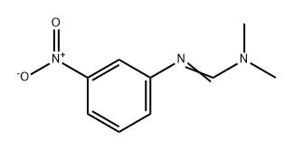 N,N-Dimethyl-N'-(3-nitrophenyl)formamidine Structure