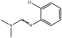 N1,N1-Dimethyl-N2-(o-chlorophenyl)formamidine Structure