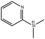 2-(二甲基硅酯)吡啶, 21032-48-4, 结构式
