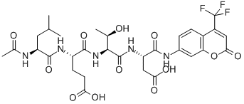 AC-LEU-GLU-THR-ASP-AFC 结构式