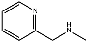 N-メチル-2-ピリジンメタンアミン 化学構造式
