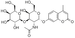 7-[[2-(乙酰氨基)-2-脱氧-3-O-BETA-D-吡喃半乳糖基-ALPHA-D-吡喃半乳糖基]氧基]-4-甲基-2H-1-苯并吡喃-2-酮,210357-36-1,结构式