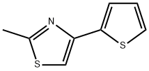 2-甲基-4-(2-噻吩基)噻唑 结构式