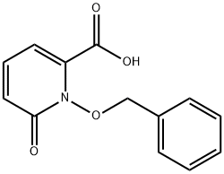 2-Pyridinecarboxylic acid, 1,6-dihydro-6-oxo-1-(phenylMethoxy)- Structure
