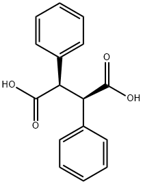(R,R)-(-)-2,3-二苯基丁二酸 结构式