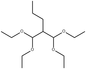 2-DIETHOXYMETHYL-1,1-DIETHOXYPENTANE 化学構造式