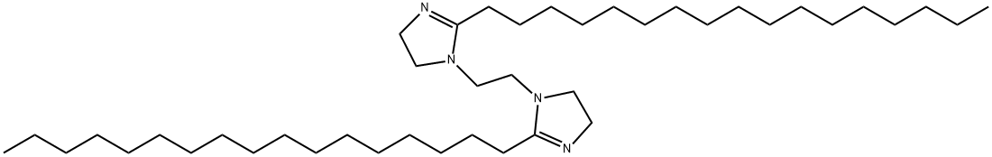 1,1'-ethylenebis[4,5-dihydro-2-heptadecyl-1H-imidazole] 结构式