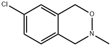 7-Chloro-3,4-dihydro-3-methyl-1H-2,3-benzoxazine 结构式