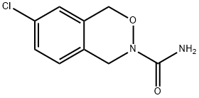 7-Chloro-3,4-dihydro-1H-2,3-benzoxazine-3-carboxamide Struktur