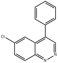 6-Chloro-4-phenylcinnoline Structure