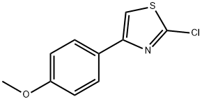 2-氯-4-(4-甲氧基苯基)噻唑 结构式