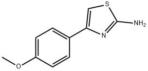 4-(4-甲氧基苯基)-1,3-噻唑-2-胺, 2104-04-3, 结构式