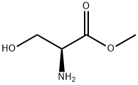 2-AMINO-3-HYDROXY-PROPIONIC ACID METHYL ESTER 化学構造式